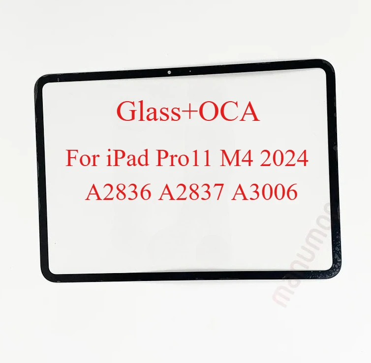 ipad pro M4 11inch A2836/A2837/A3006 画面 Ori New Glass Touch Digitizer With OCA Frame Sticker For iPad Pro