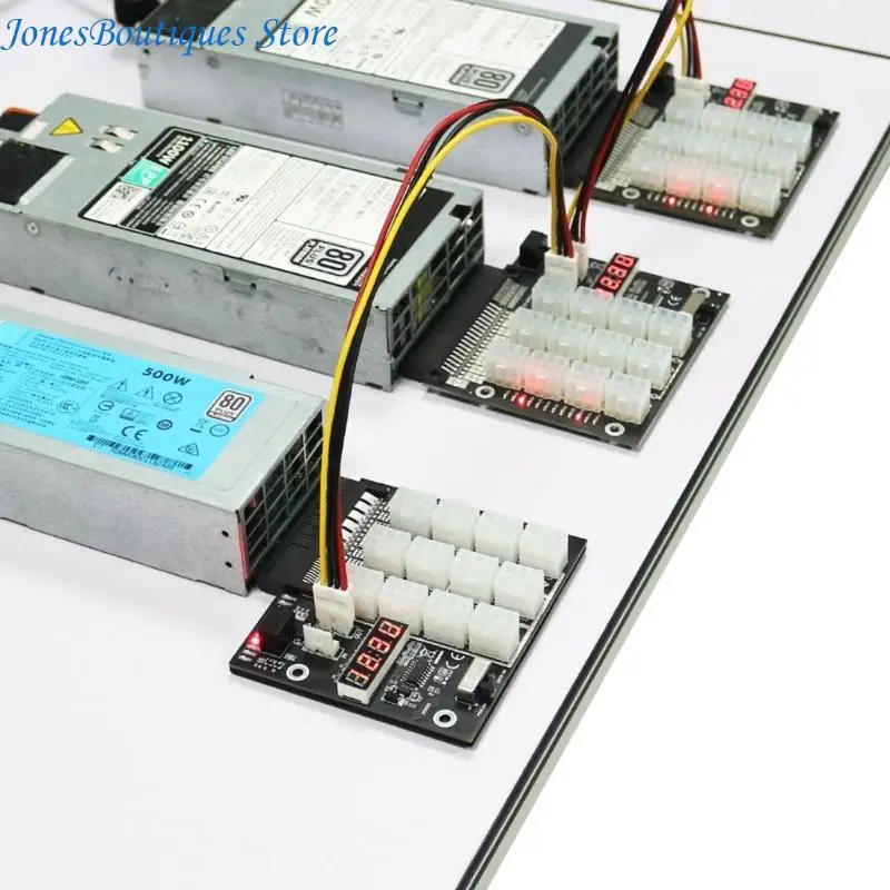 2200W to 6Pin Power Supply Adapters Board for Mining And Computings W8KE