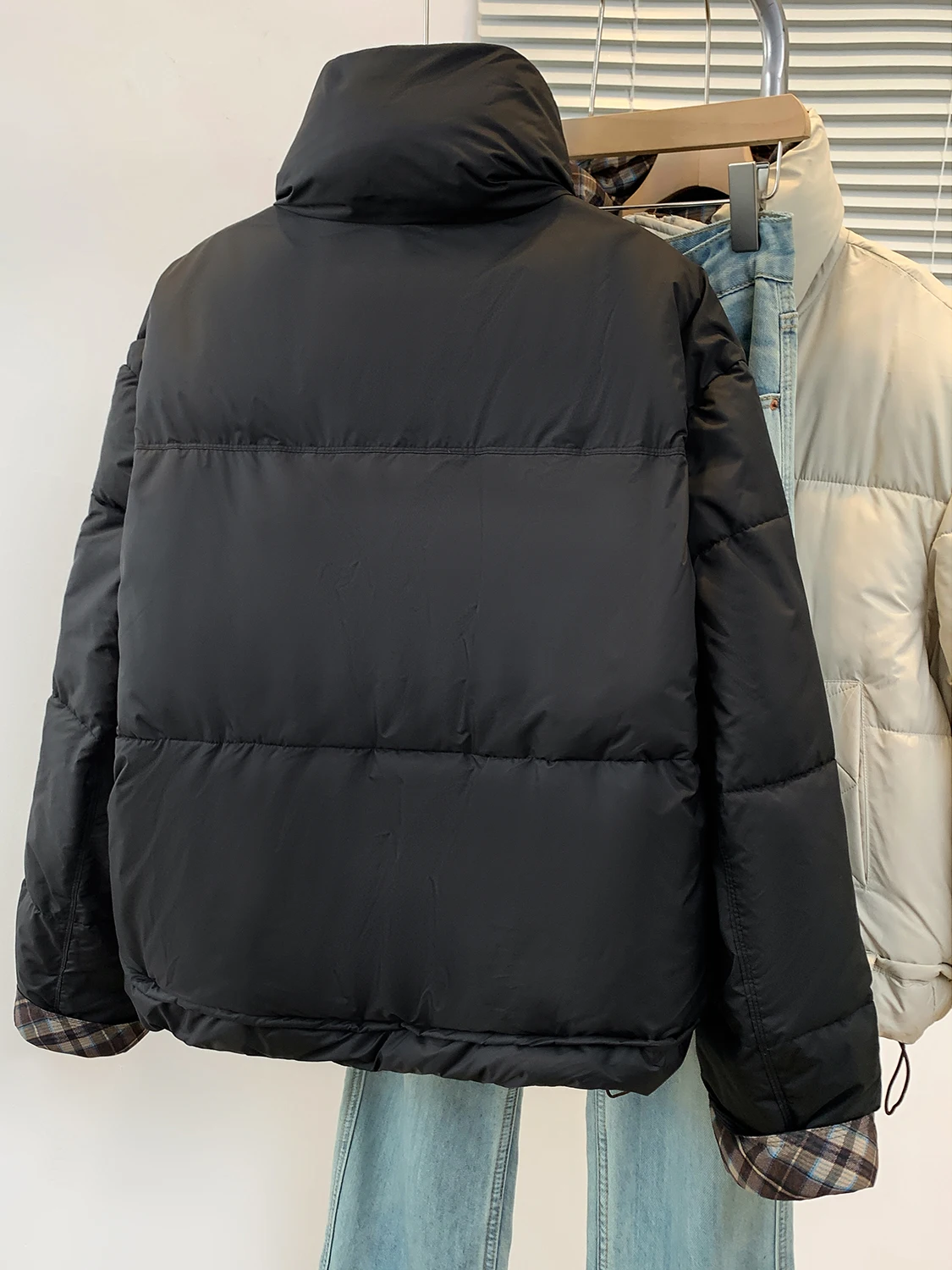 عارضة Faionable الرجعية المرقعة المرأة القطن Jaet مبطن القطن لحاف معطف ort Sle سستة إغلاق طويل Sve #5