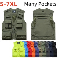 Outdoor Hunting Vest Motorcyclist Jackets Men Men's Clothing Free Shipping Mountaineering Sleeveless Jacket Camping Fashion Work