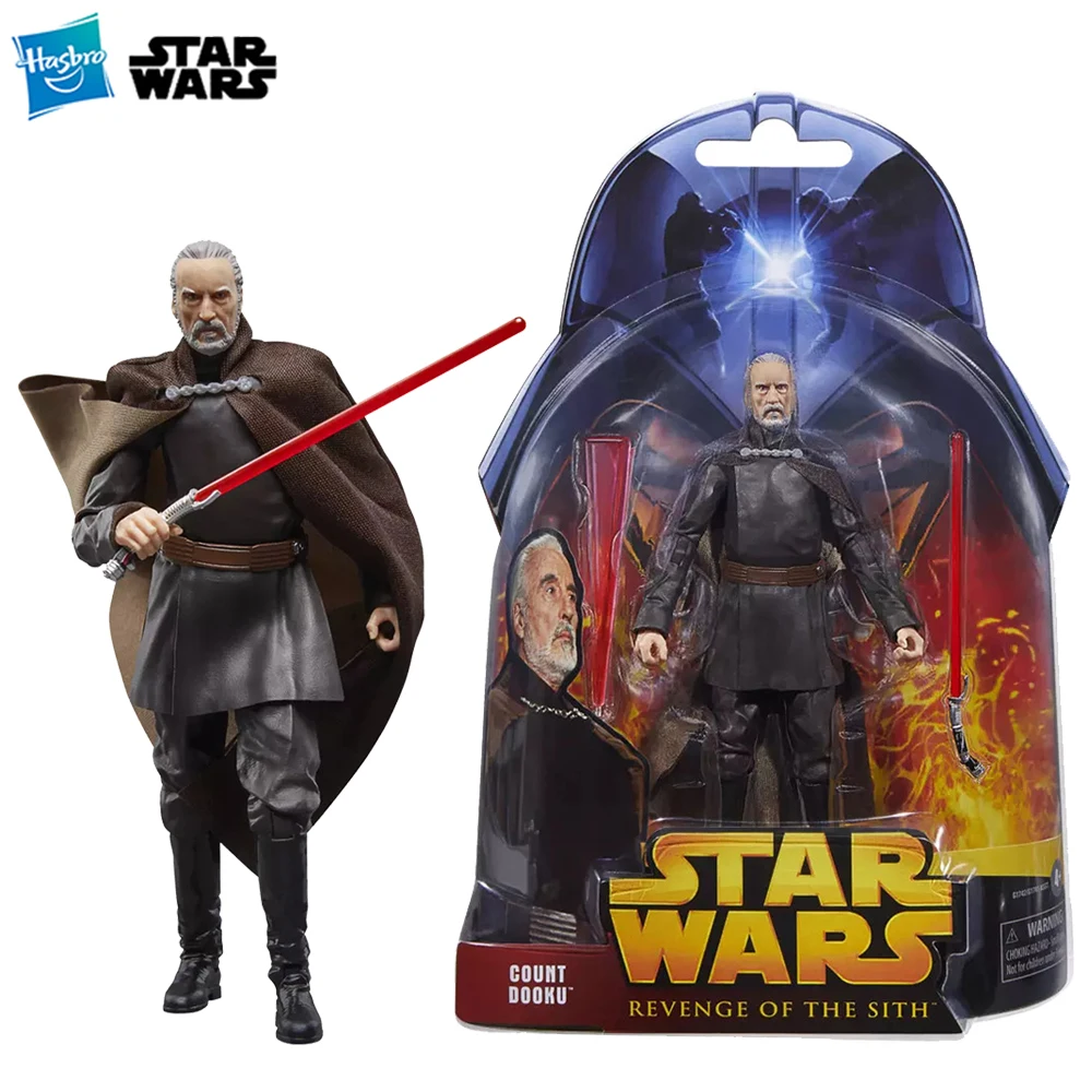 

Original NEW Hasbro Star Wars The Black Series Count Dooku (REVENGE OF THE SITH) 6-Inch-Scale Action Figure Model Ornament Toys