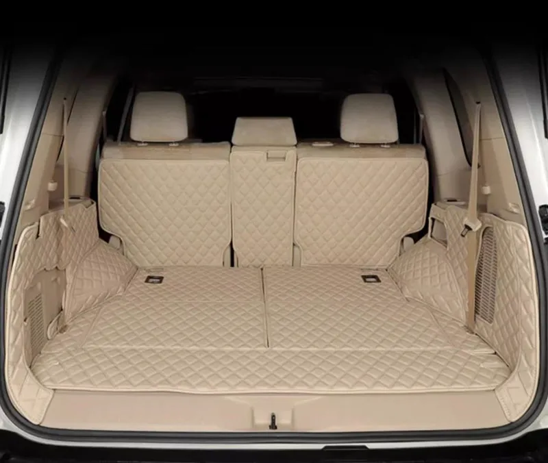 Best quality! Special car trunk mats for Lexus LX 500d 7 seats 2024 durable cargo liner boot carpets cover for LX500d 2023 2022