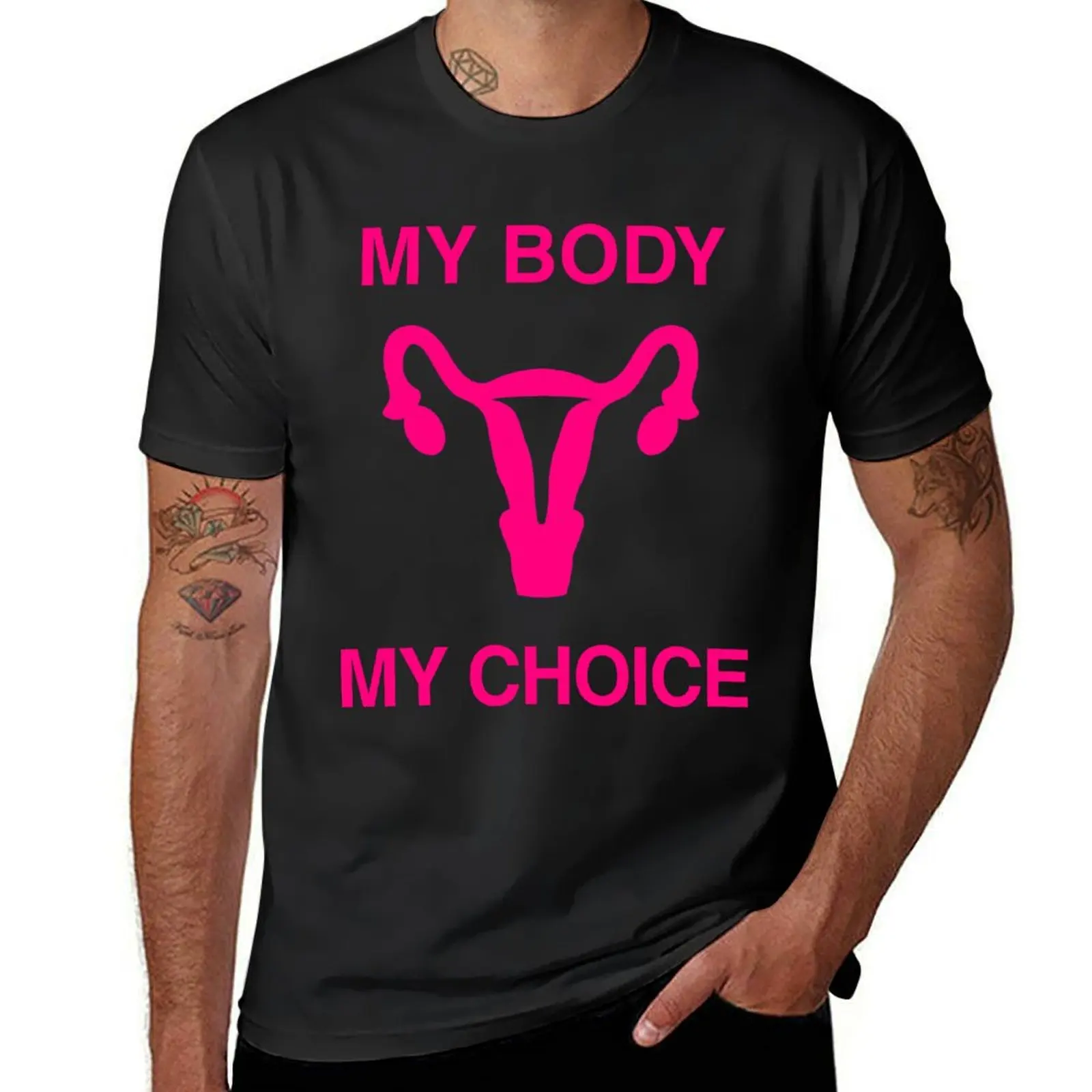 My Body My Choice Reproductive Rights T-Shirt tops summer clothes men t shirts