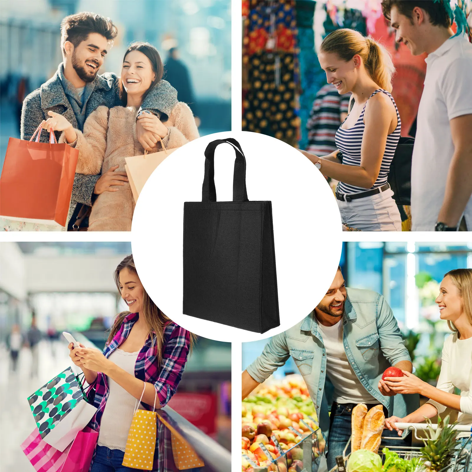 

Felt Cloth Tote Bag Filztaschen Damen Bags Toiletries Kleine Stofftasche Shopping Grocery