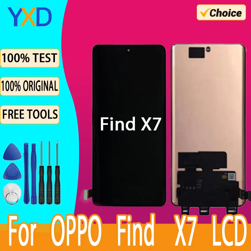 AMOLED Display For OPPO Find X7 OLED Display Touch Screen Digitizer Assembly For REALME GT5 Pro OLED Screen Replacement