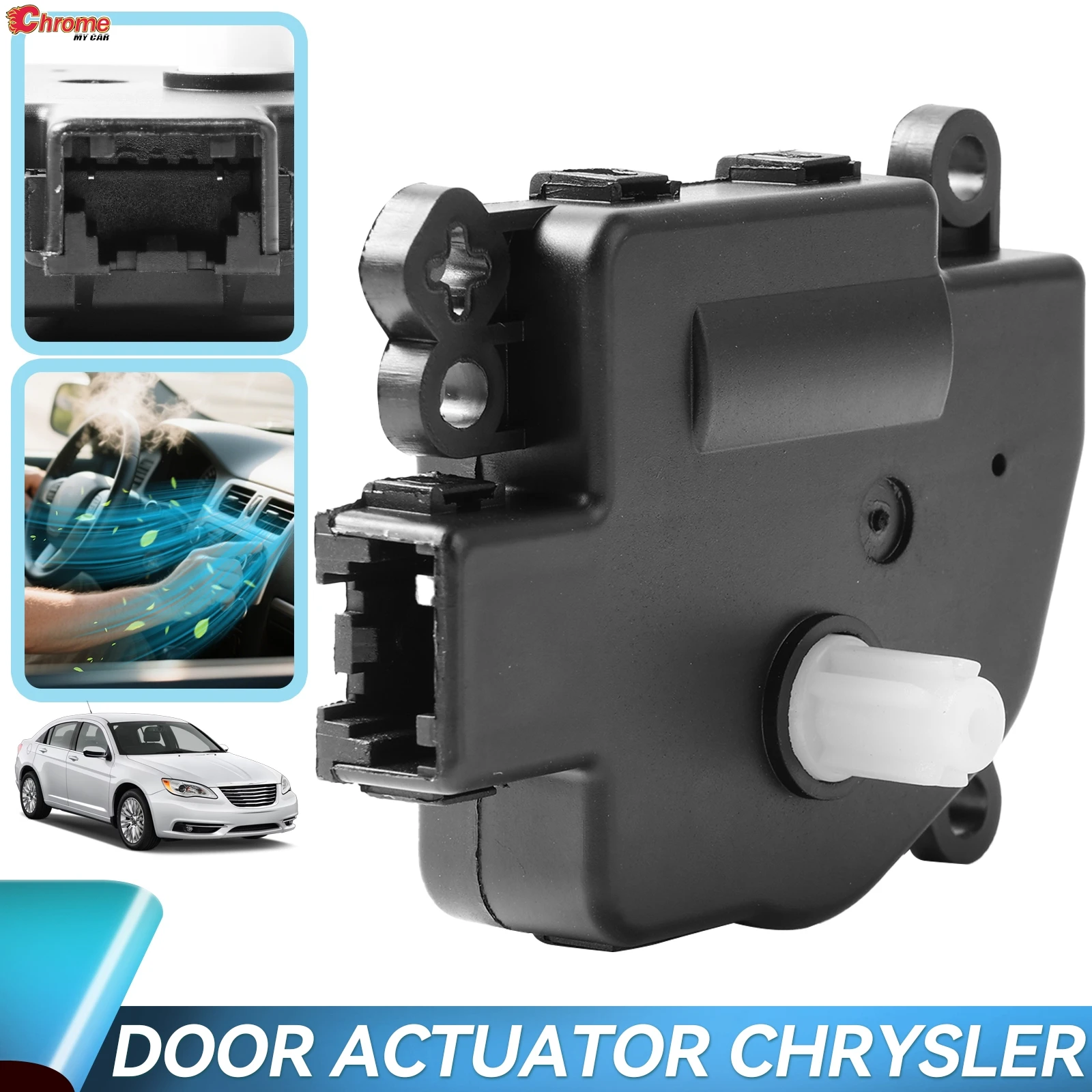 

HVAC Air Blend Door Actuator For Chrysler Ram ProMaster 3500 Dodge Avenger Journey 2009-2018 Jeep Compass 2008-2021 K68018109AA