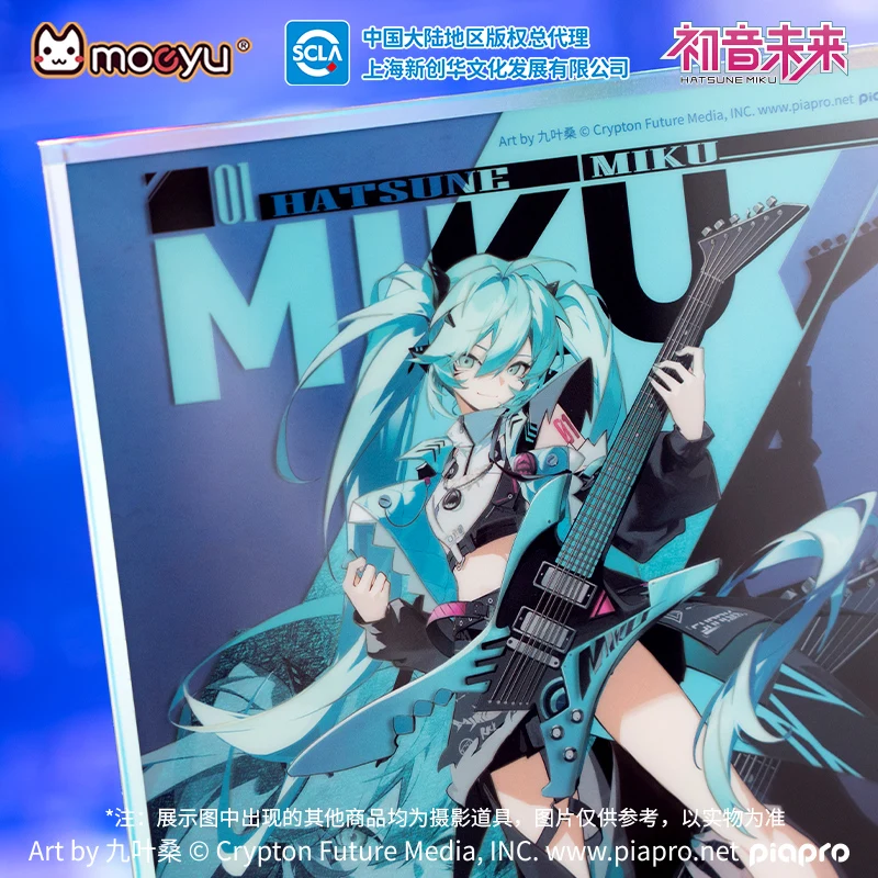 Moeyu Vocaloid Hatsune Miku Passionate Rave Acryl Malerei Pad Farbe Poster Board Anime Figur Pad