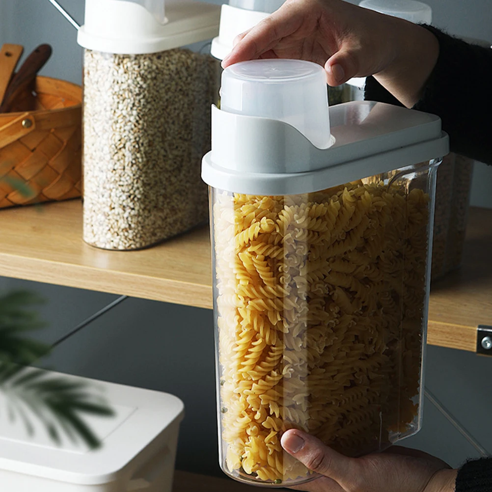 

Whole Grains Multigrain Airtight Jar Cereal Container for Rice Storage Bin with Lid
