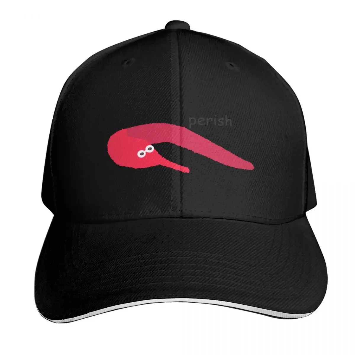 Perish Worm On A String Baseball Cap Casual Daily Wear Quick Dry Performance Cotton Twill Breathable