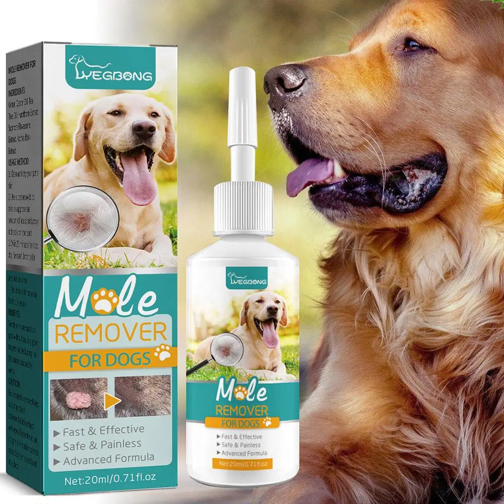 1 Bottle(20ml) Pet Wart Remover Skin Tags Removal Against Flesh Liquid Cleaning Warts Moles Flat Papilloma Pet Wart Treatme M0d4