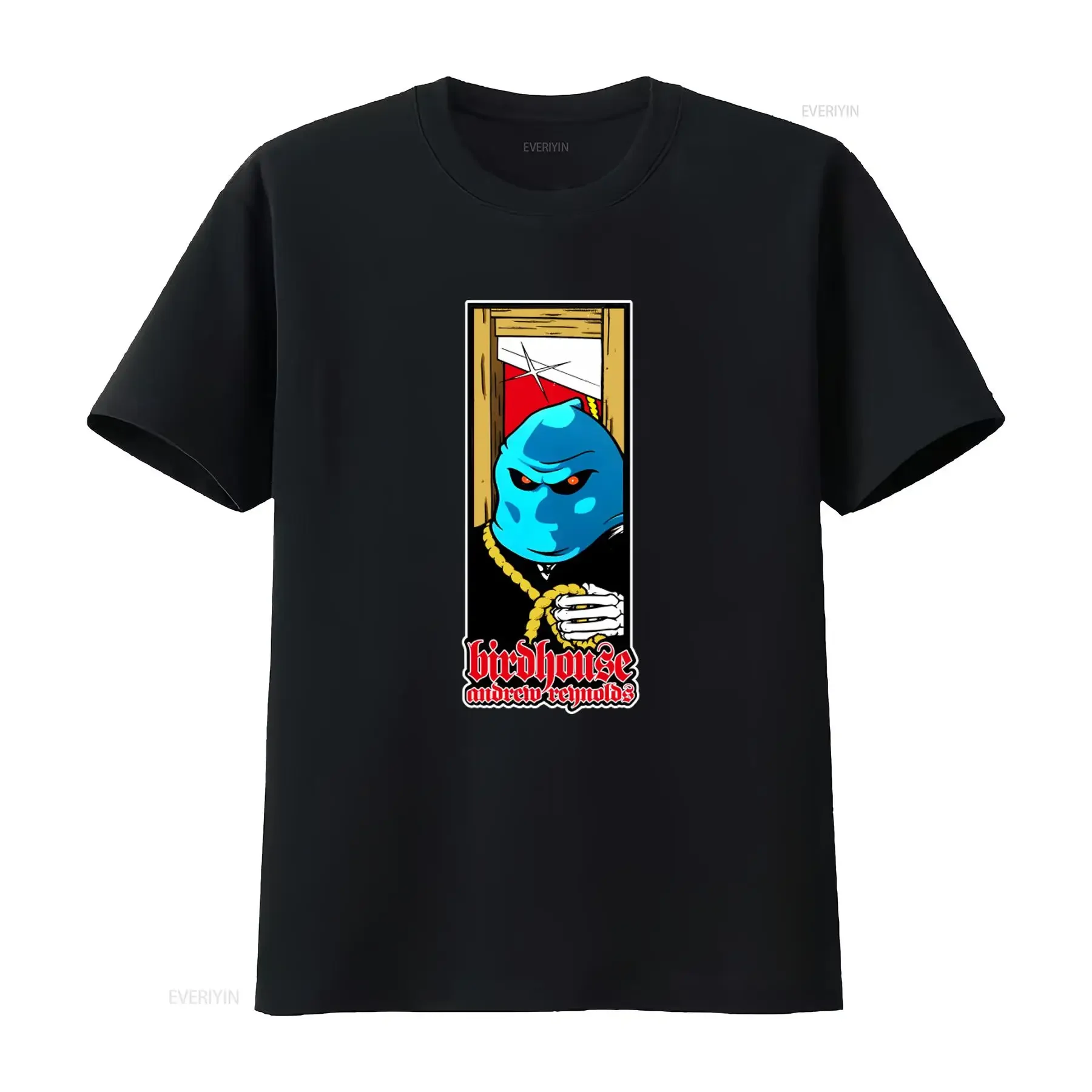 Birdhouse Skateboard Andrew Executioner T Shirt New Made US Fast Shipping vintage Washed designer clothes Slightly Unisex