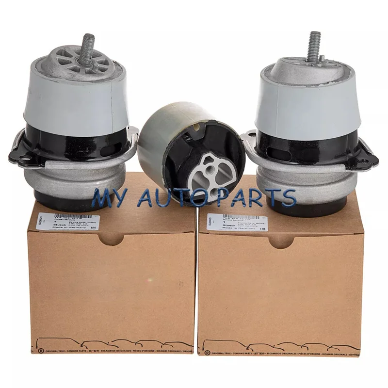 Pair Engine Mounts and Transmission Mount 7L8199131A For Audi Q7 VW Touareg 7L8199131A, 95537504900, 7L0399249B, 95537505720