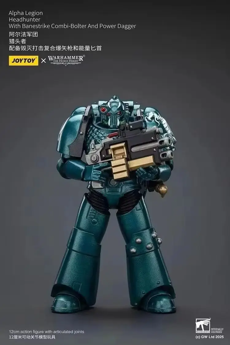 

JOYTOY Warhammer "The Horus Heresy" Banestrike Combi-Bolter And Power Alpha Legion Headhunter Коллекционная фигурка Кукла