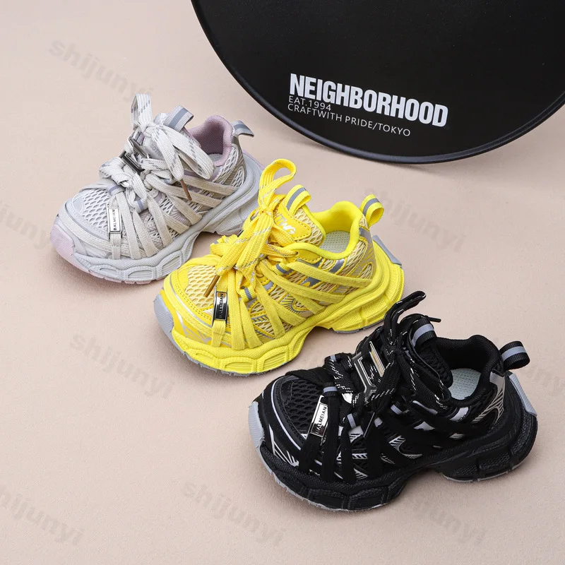 

Винтажные детские кроссовки, новые осенние дышащие удобные кроссовки для девочек, легкие нескользящие кроссовки на мягкой подошве для мальчиков