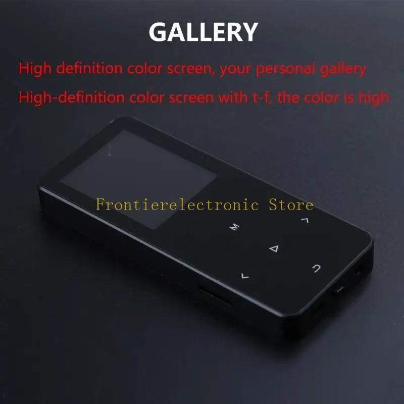 G8DB Long Battery Life MP3 Muisc Player Voice Recorder Video for Play Text Reading for Touch Control Media Player Silent for