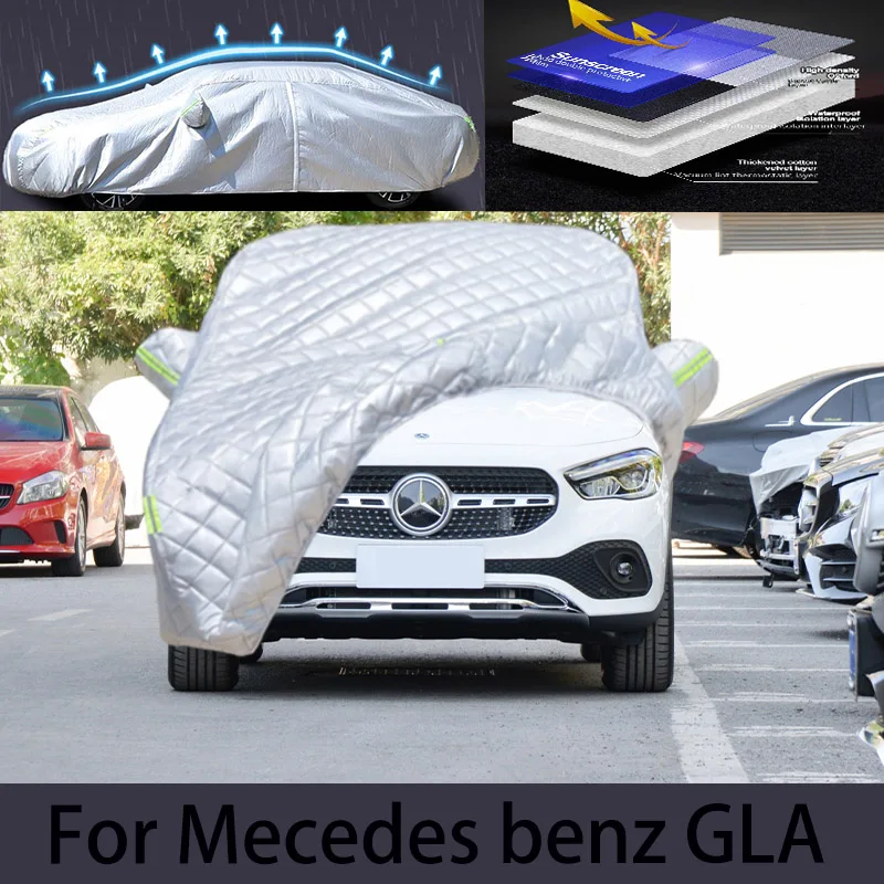 

For Mercedes Benz GLA Hail prevention cover auto rain protection, scratch protection, paint peeling protection, car clothing