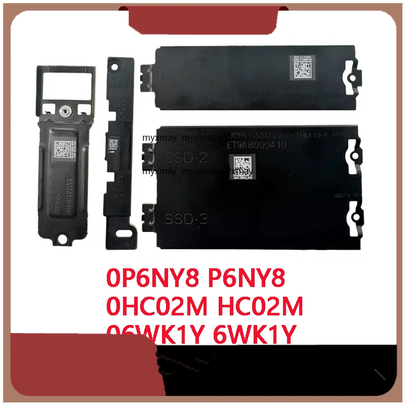 

New Genuine Laptop M.2 SSD1 SSD2 SSD3 2280 Bracket Heatsink Plate For DELL Alienware 16 18 Area-51-AA18250 P6NY8 HC02M 6WK1Y