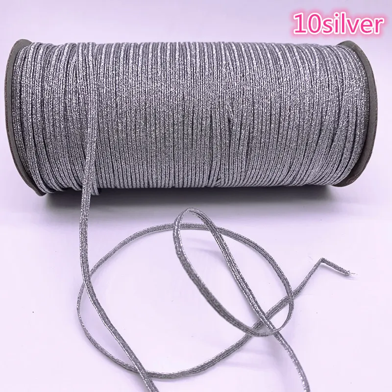 جديد 5 ياردة 3 مللي متر أربطة مرنة عالية بكرة الخياطة الفرقة شقة حبل مرن Diy بها بنفسك الحرف الخياطة اليدوية
