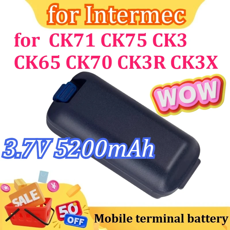 

New for Intermec CK71 CK75 CK3 CK65 CK70 50135498-002 318-034-034 318-033-021 CK3 EDA60K AB17/AB18 CK3R CK3X Battery