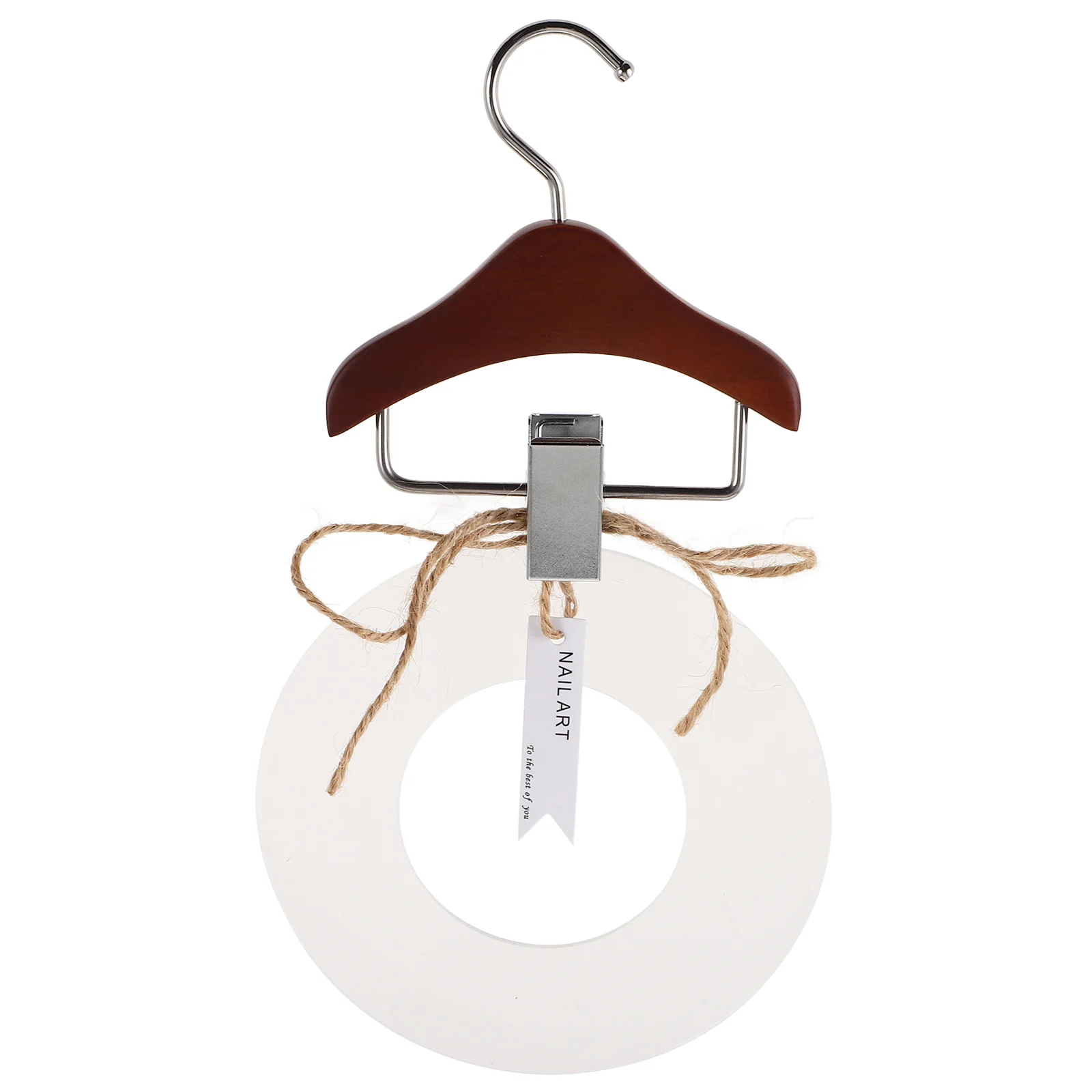 แผ่นโชว์สีเล็บทรงกลม 1 ชุด น้ำหนักเบา สำหรับทำเล็บ ติดตั้งง่าย ใช้สำหรับโชว์เล็บปลอม อุปกรณ์สำหรับร้านทำเล็บ