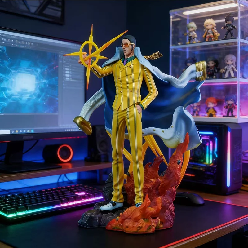 

2026 Anime Action Figures One Piece Figure Borsalino Pvc Statue Desktop Ornamen Collection Model Ornament Toys Gifts for friend