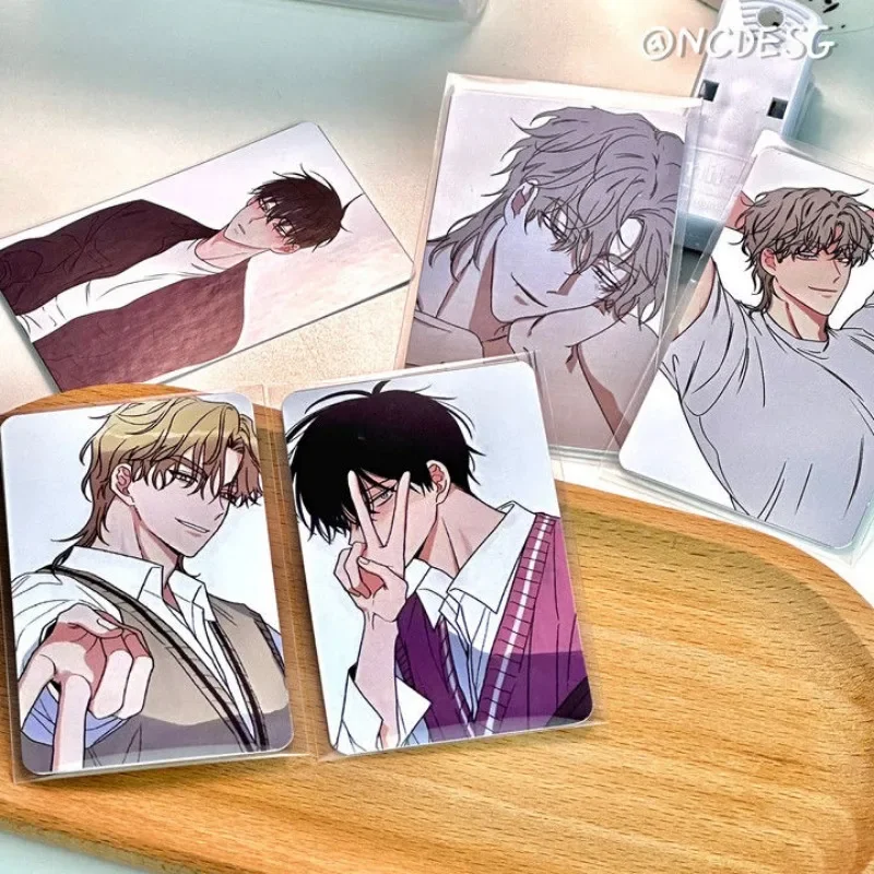 Yeo TaeJu Card Lomo Anime Bookmark Card Division Photocard 3 Inches Student Message Collection Stationery Low Tide in Twilight