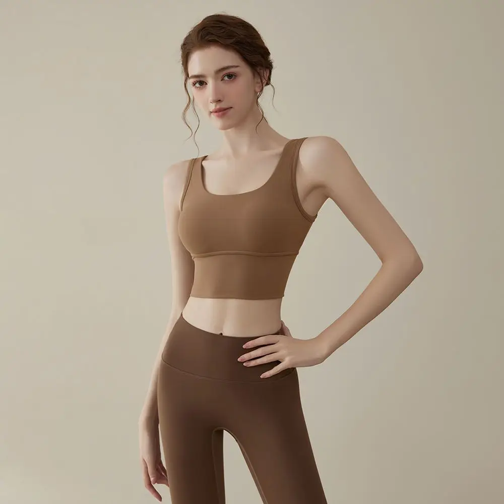 Women's Close-Fitting Crop Top with Chest Pad Strap Vest  Belly Button Design Southeast Asian Style Knitted Knitwear