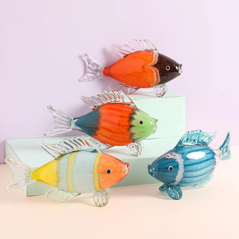 

Creativity, Crystal Glass Fish, Home Decoration, Living Room, Animals, Lucky Fish, Desk Handicraft Decoration, Wedding Gifts