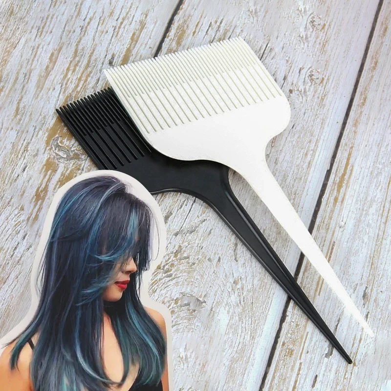 Hair Dyeing Highlight Comb Wide Tooth Pointed Tail Pick Dye Brush Multifunctional Barber Hairdressing Salon Weave Styling Tools