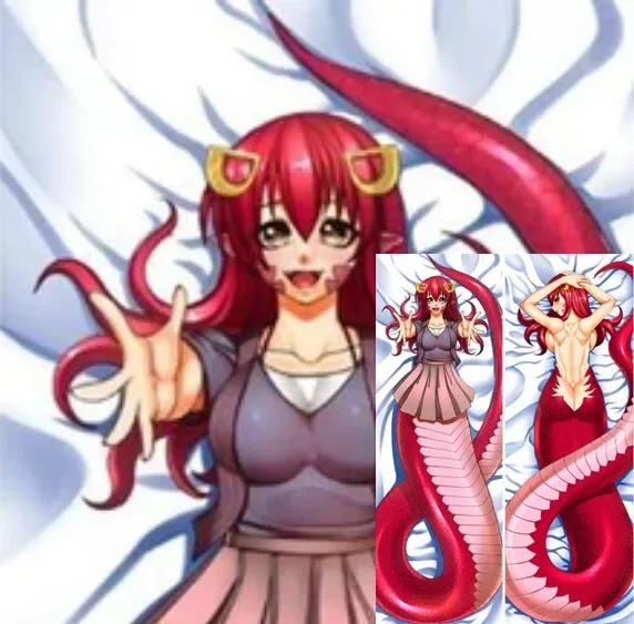 Dakimakura Miia & Miia's Mothere Monster Anime Body Pillow Cover Double-Sided Print Life Size Pillowcase Gifts