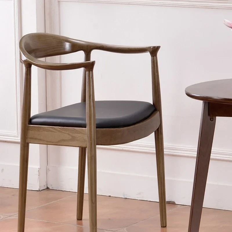 Sillas de comedor de cuero, sillas de comedor nórdicas móviles, Muebles modernos de lujo Para El Hogar, patas de Muebles Para El Hogar