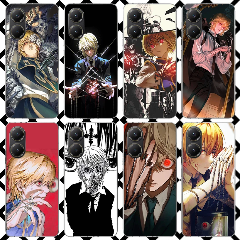 Huner X-Hunters Kurapika Phone Case for Xiaomi Poco F7 Ultra X7 X6 X5 Pro X4 Gt M8 M7 Redmi 15 15C 13 13C 12 12C Soft Cover Fund