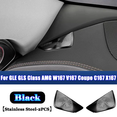Для Mercedes-Benz GLE GLS Class W167 V167 Coupe C167 X167 2020-2026: Накладка на боковой воздуховод приборной панели, аксессуар для автомобиля