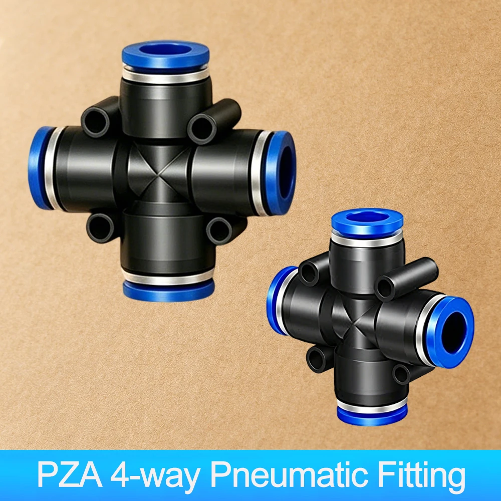 Straight Push to Fittings PZA-4mm 6mm 8mm 10mm 12mm 1/2