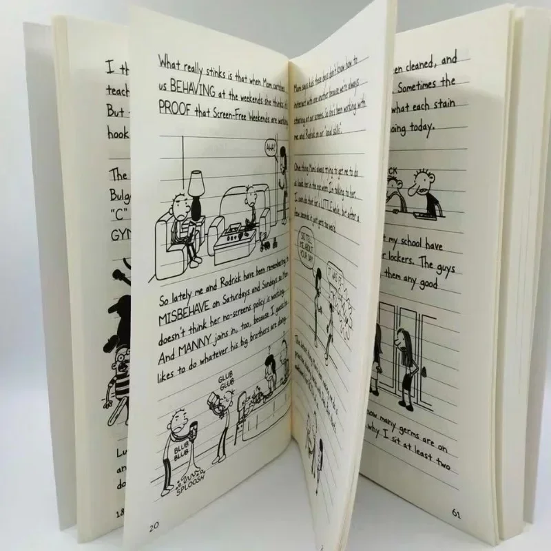 The Diary of a Wimpy Kid: A Funny and Relatable Children's Novel with Biting Humor and Stress-Relieving Cartoons view 4
