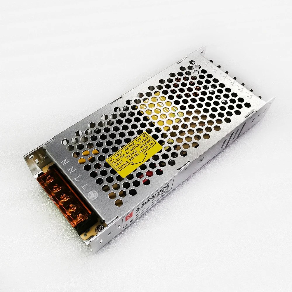 200W DC5V-40A Power Supply AC100-120V / AC200-240V Input Voltage Adjustable LED Display Power Converter