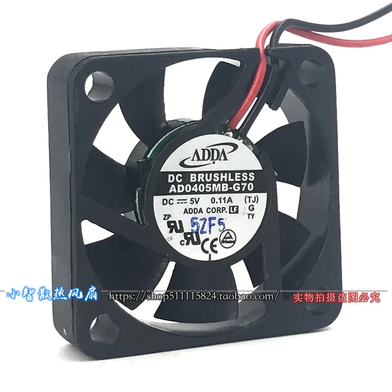 ORIGINAL AD0405MB-G70 5V 0.11A 4010 40*40*10mm KIPAS PENDINGIN BARU RADIATOR