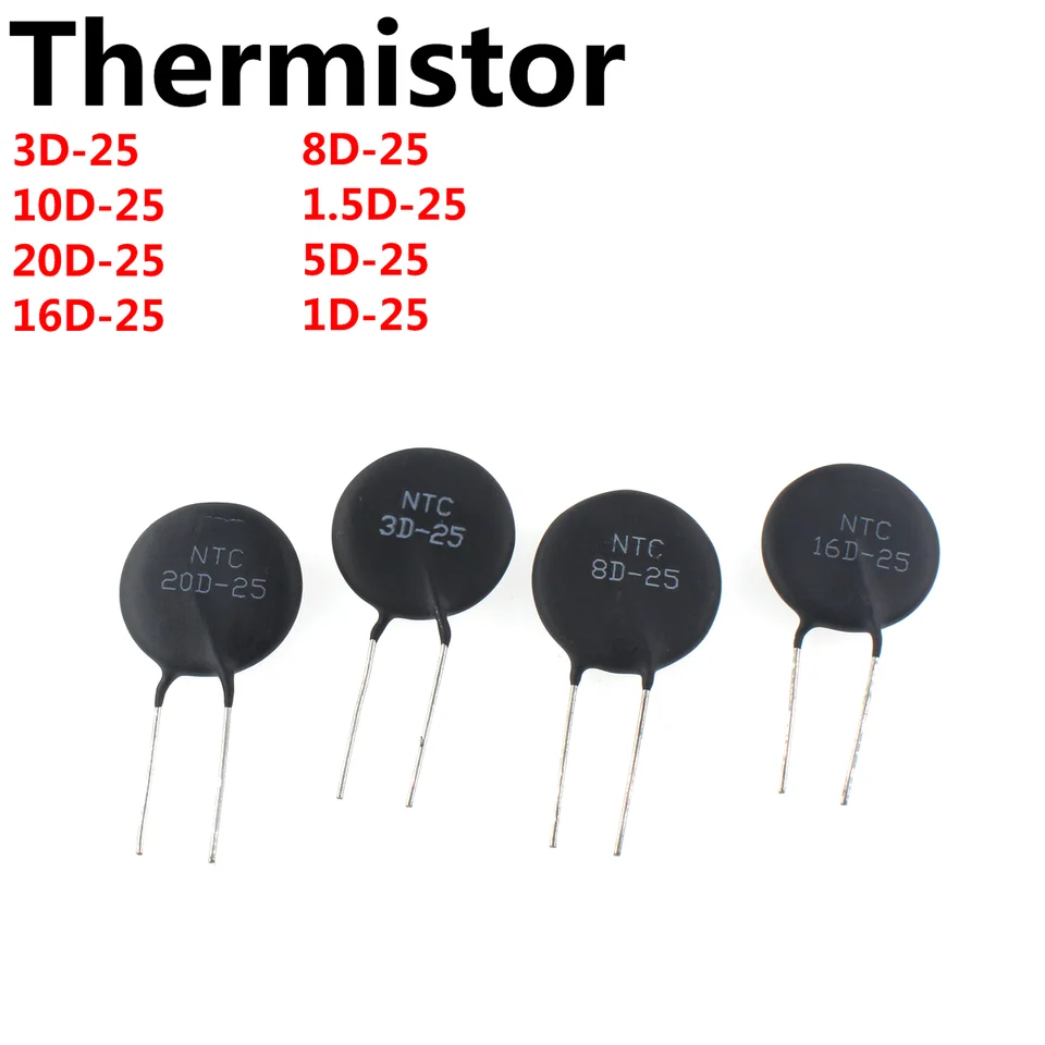 10 Stück NTC-Thermistor 10D-11 – Temperaturabhängiger Widerstand, Ideal Für Schaltungen Und Sensoren