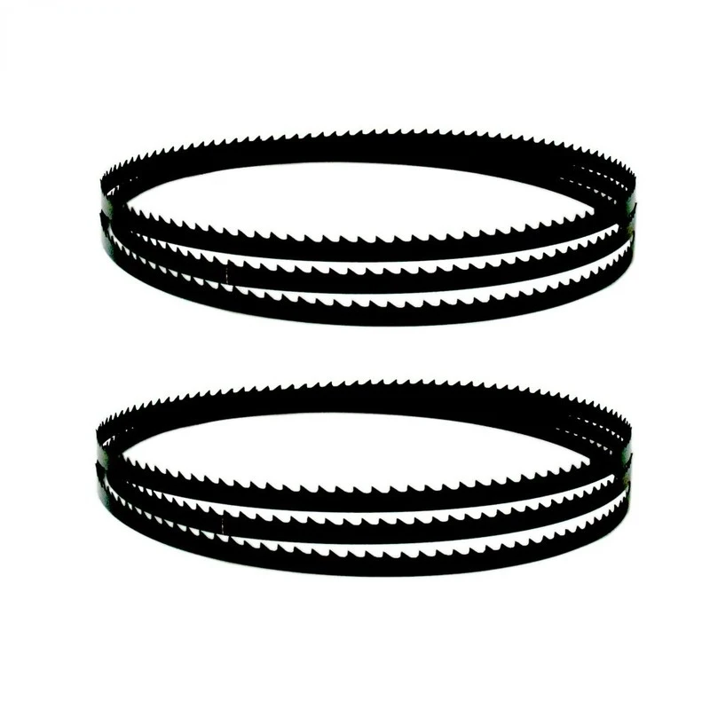 Lames de scie à ruban pour bois, 2500mm, 13 largeur, 10 TPI, en carbone, pour Metabo, Makit, Dewalt, Bosch, outils pour le travail du bois, 2 pièces