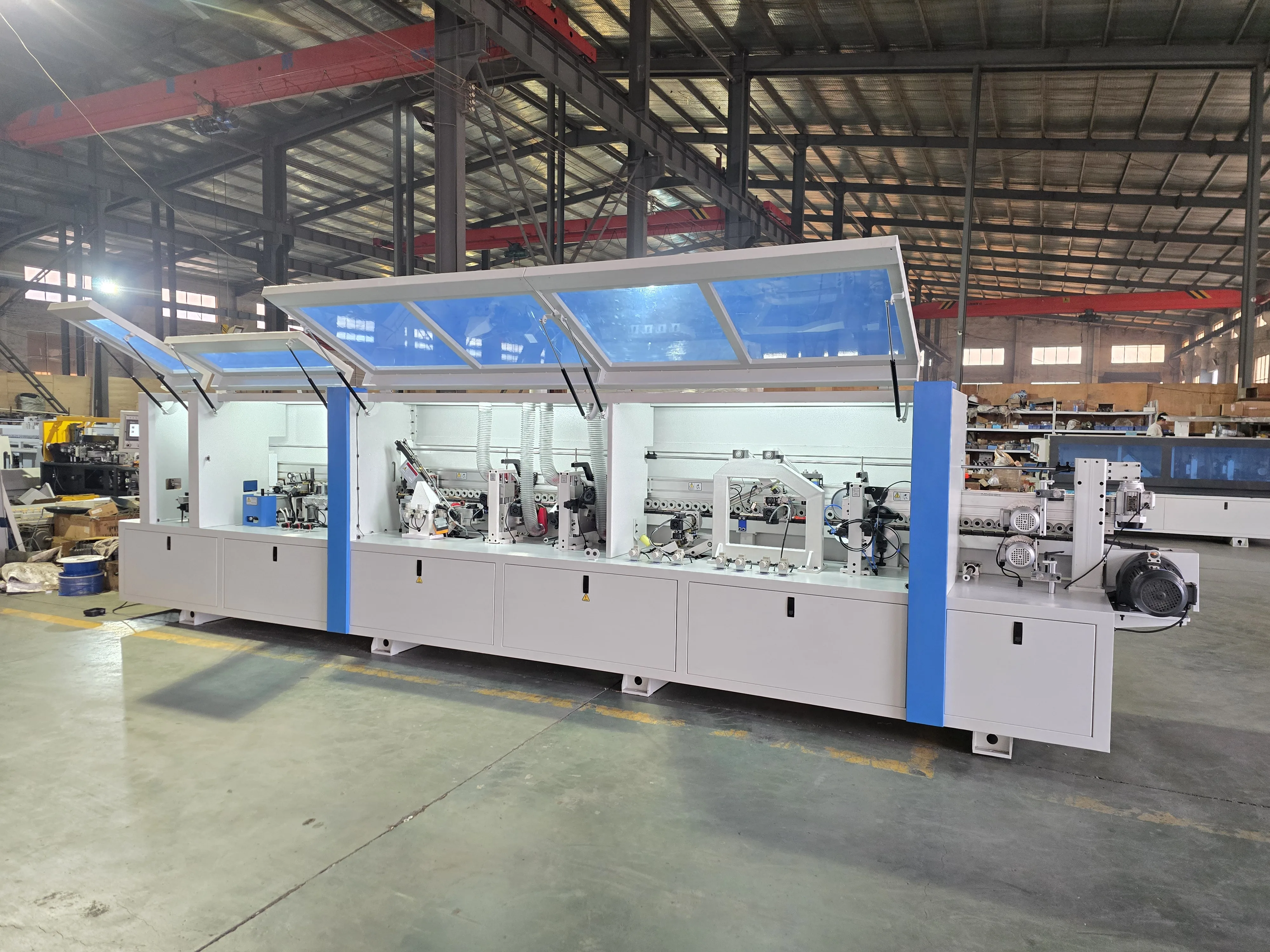 Edge Bander Woodworking Automatic Wood Edge Banding Machine with Corner Rounding and Pre-milling
