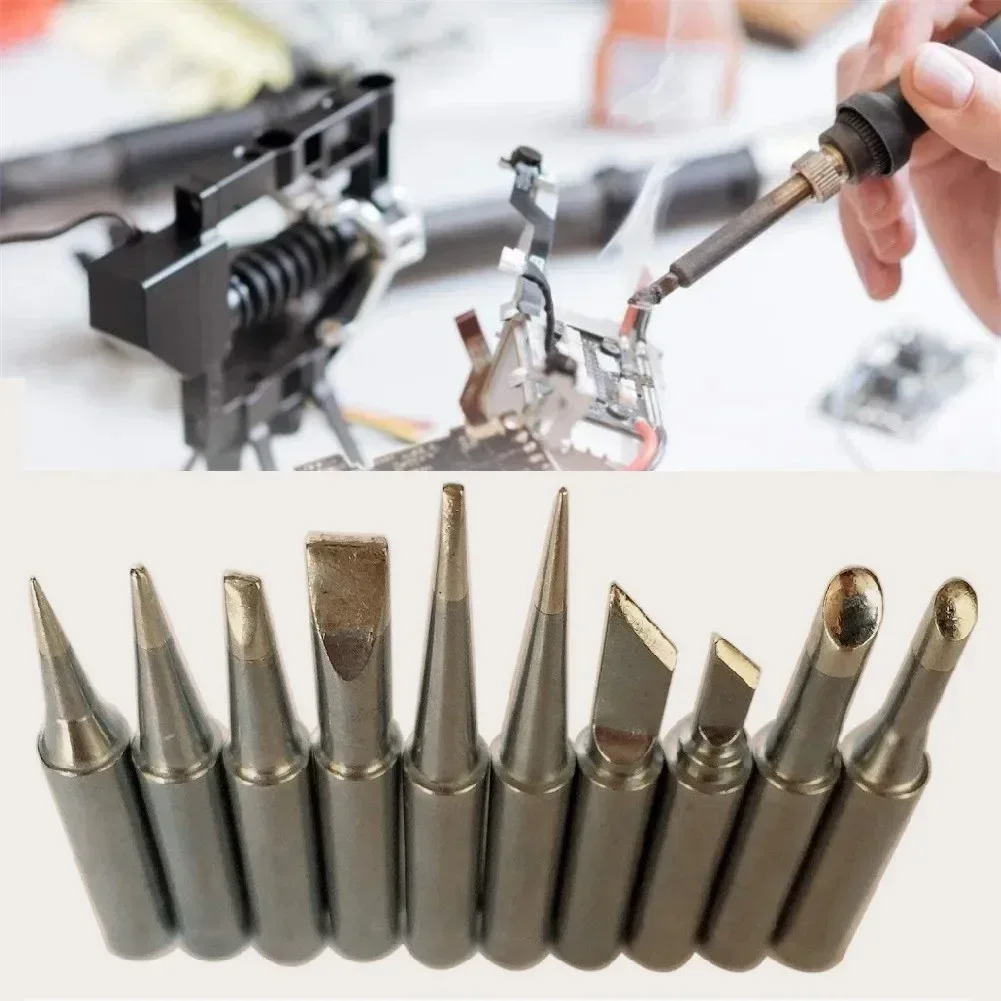 Eeatop 10X 900M Soldering Iron Tips For HAKKO 933 936 937 376 907 913 951 898D 852D+ 878AD For Atten Quick Aoyue Yihua Iron Stat