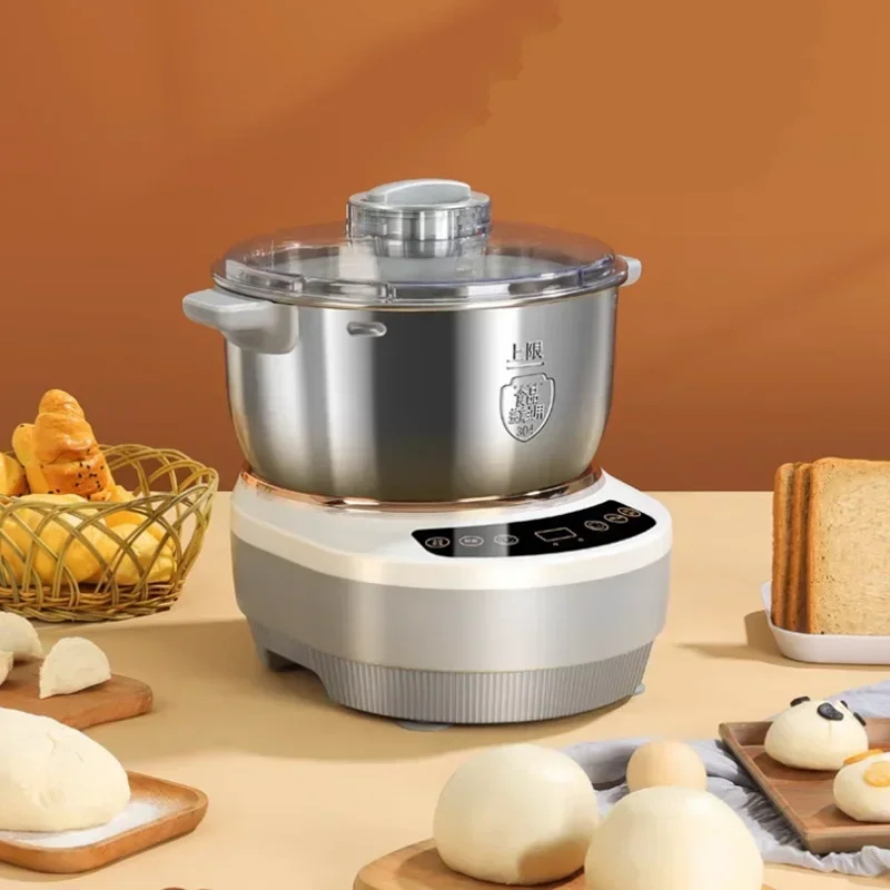 5L 7L Electric Dough Mixer Kneading Machine Automatic Flour Fermenting Stainless Steel for Food Mixer