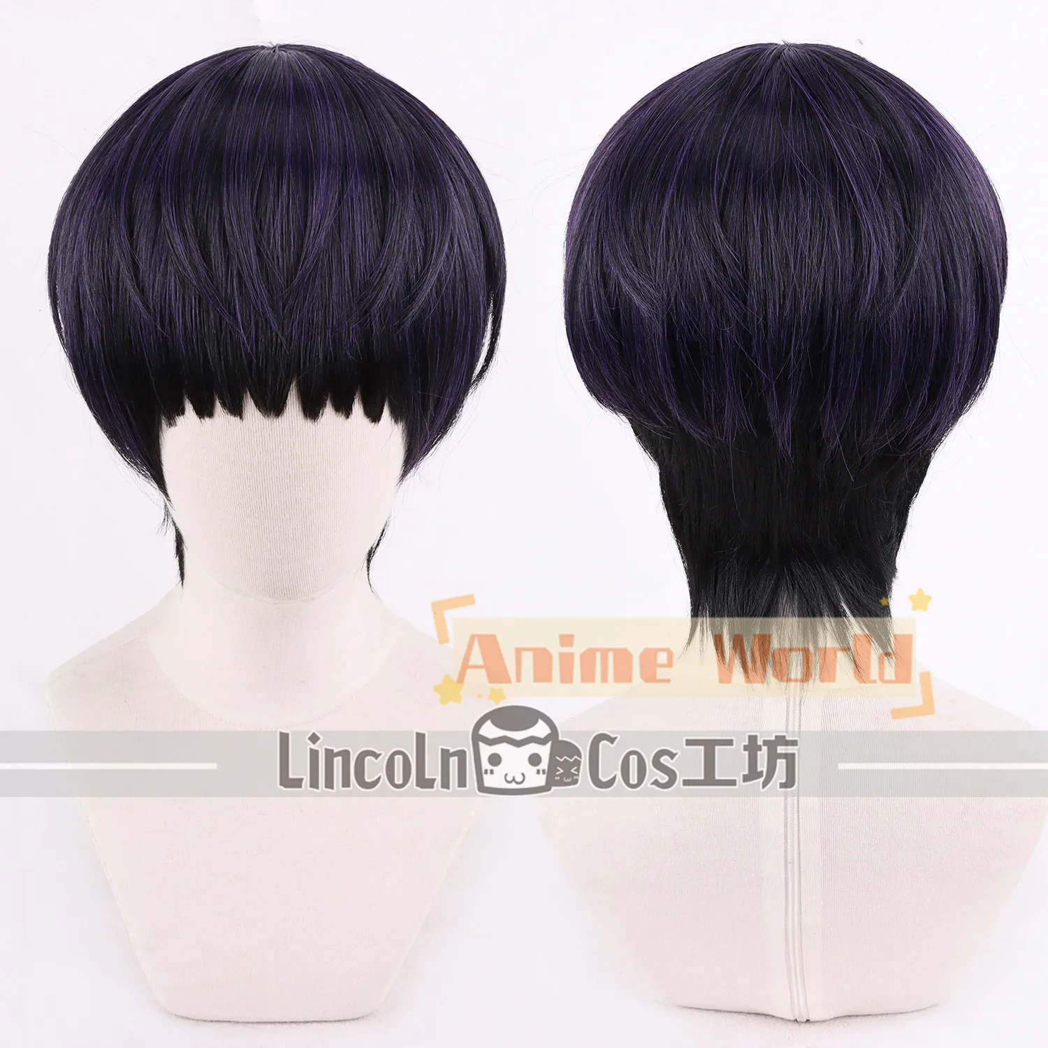 

Anime Kaiju No. 8 Soushirou Hoshina Cos Cosplay Wig Halloween Carnival Party Props Synthetic Hair Heat Resistant Fiber + Wig Cap