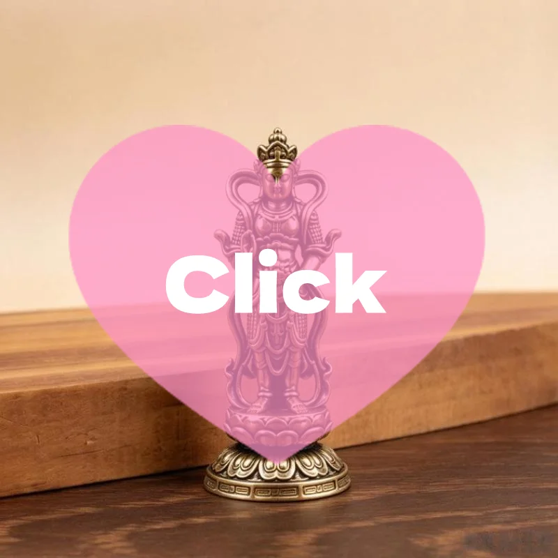 1/2Pcs Mini Brass Bodhisattva Statue Exquisite Carved Details Antique Finish For Home Altar Meditation Space Desk Decor