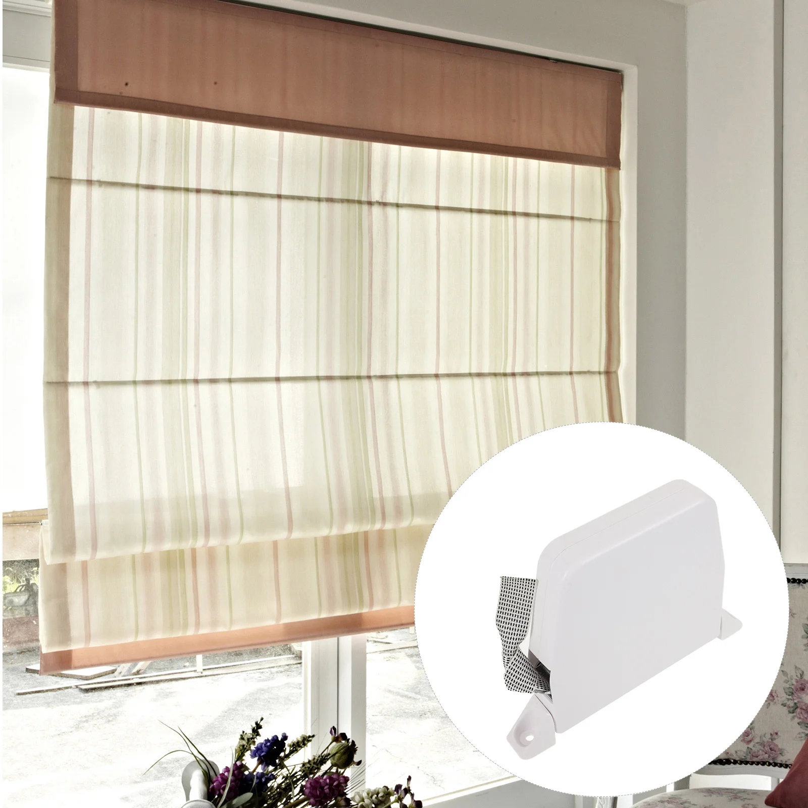 

Blind Shade Roller Cord Storage Box Universal Plastic Roller Blind Cord Winder Safety Organizer for Window Blinds Cable