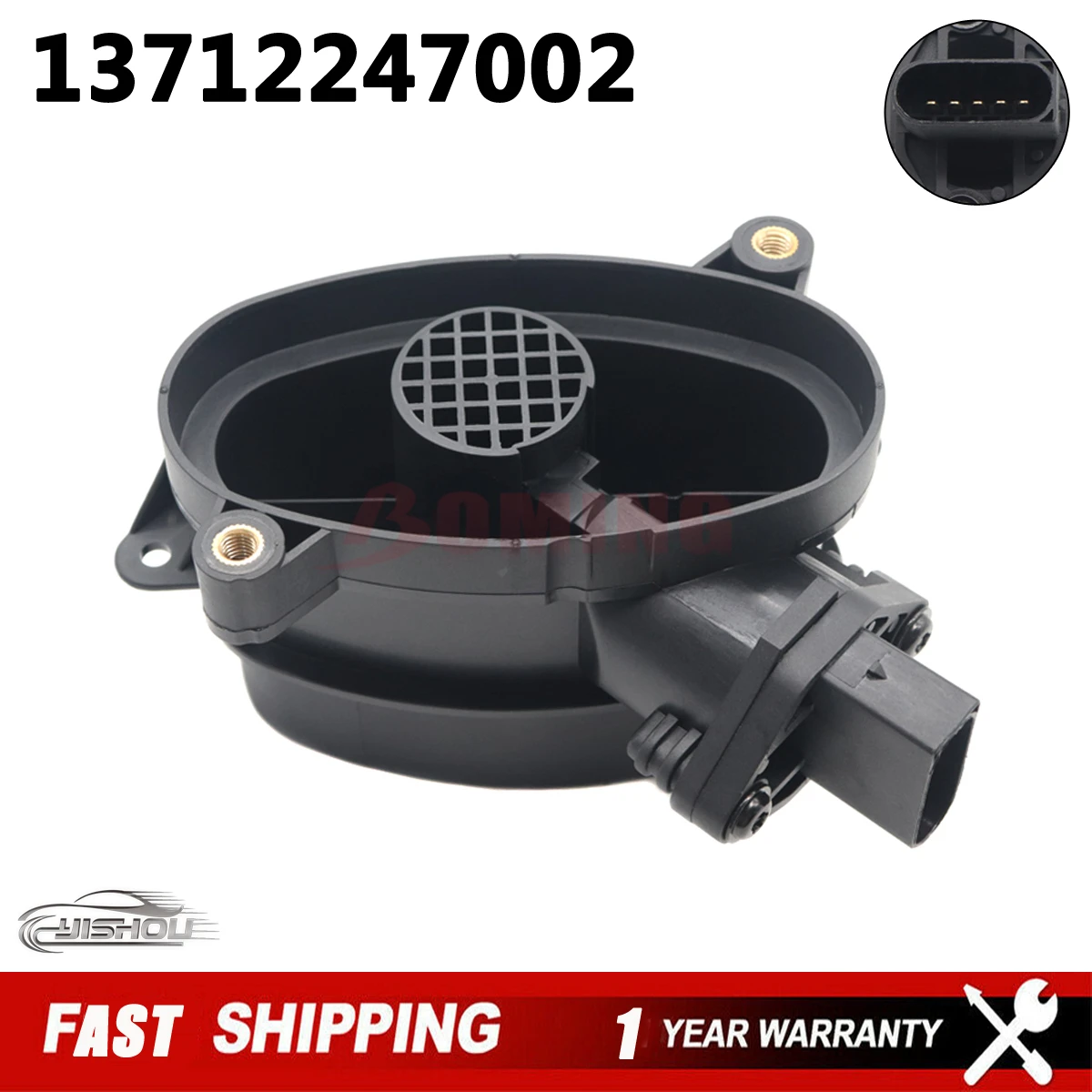 Mass Air Flow Meter Sensor 13712247002 For BMW E53 E46 E39 E38 318d 318td 320d 330d 330xd 520d 525d 530d 730d X5 New 0928400468