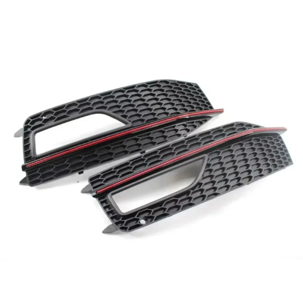 Front Bumper Lower Fog Light Grille Cover for Audi Q5 8R 2013-2017 Left Right Honeycomb Grill Trim 8R0807681 8R0807682