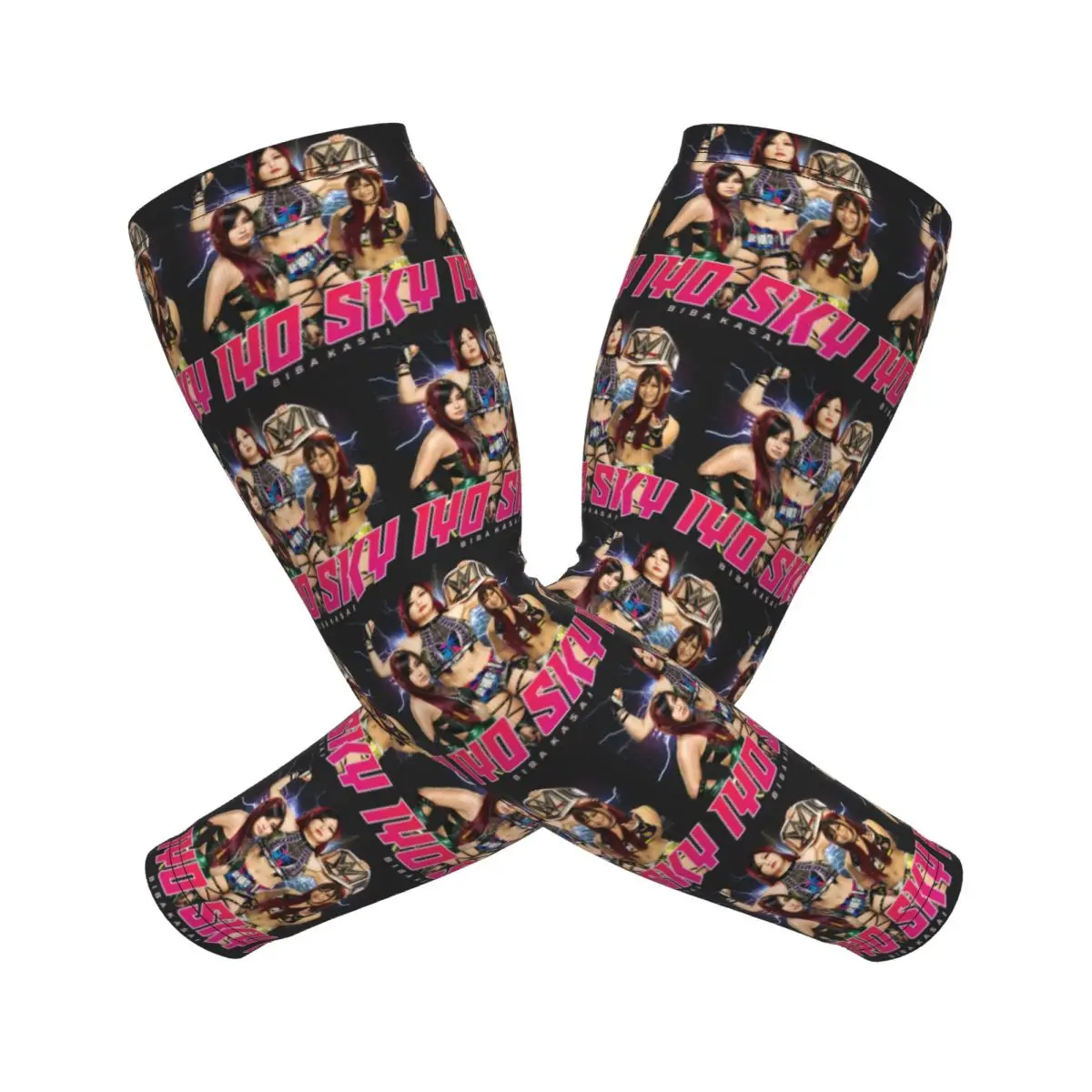 Iyo Небо Рукава Мужчины Женщины Солнце УФ-защита Татуировки Прикрытие Спорт Охлаждение Велоспорт