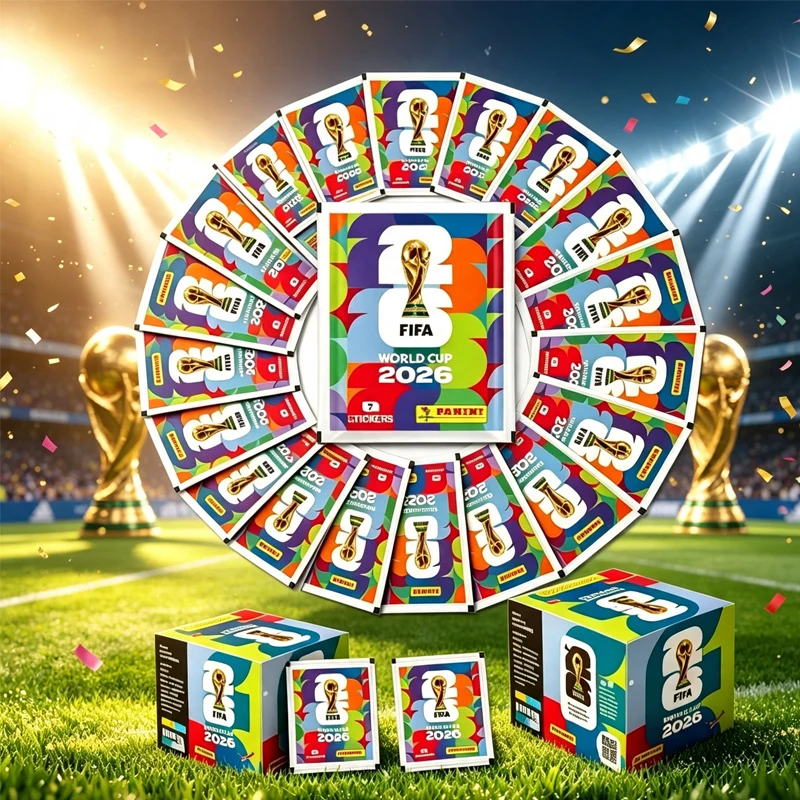 2026 Panini** World Cup Sticker Pack Panini Soccer Card Panini Cards Soccer Memorabilia Collection Panini Football Cards Gifts