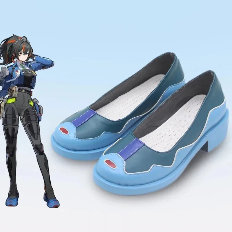 Zhu Yuan Zenless Zone Zero Обувь для косплея Сапоги Игра Аниме Хэллоуин Вечеринка Ролевая игра Костюм Опора для женщин Menv;6,a'3.k;8,